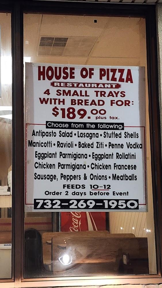 House of Pizza Menu image 1